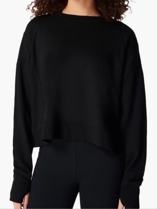 Sweaty Betty Tops - Sweaty Betty After Class Crop Sweatshirt Size 12